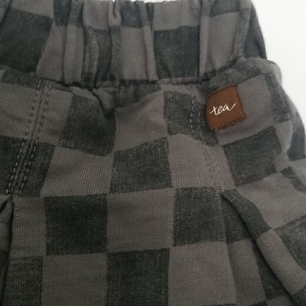 SALE! TEA COLLECTION DISTRESSED PLAID SKIRT SZ.2 - Picture 2 of 5
